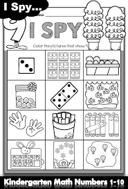 Kindergarten Math Worksheets Numbers 1 10 I Spy Distance Learning Video Kindergarten Math Kindergarten Math Free Kindergarten Math Worksheets Free