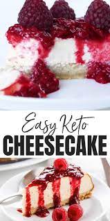 Low Carb Cheesecake Recipe Sugar Free Keto Cheesecake Video Low Carb Cheesecake Recipe Keto Desert Recipes Low Carb Recipes Dessert