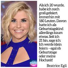 Juni 1988 in lachen im schweizer kanton schwyz geboren. Schlagerspass Exklusiv Wie Feiert Beatrice Egli Facebook