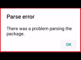The app is moded or manifested thus not executable. There Is A Problem Parsing The Package Youtube