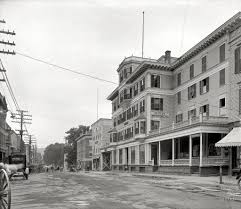 Littleton New Hampshire Circa 1907 Northern Hotel And Post Office Block With Images Shorpy Historical Photos Cityscape Art Canvas Art Prints