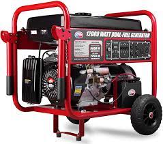 Keep a small generator on hand when the power goes out. Amazon Com All Power America Apgg12000gl 12000 Watt Dual Fuel Portable Generator With Electric Start 12000w Gas Propane Black Red Garden Outdoor