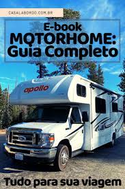 E-book Motorhome Guia Completo Motorhome Viagens De Motorhome Roteiros De Viagem