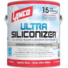 This type of roofing has been installed on recreational vehicles since it came on the market in 1983. Lanco 1 Gal Ultra Siliconizer 100 Acrylic Elastomeric Reflective Roof Coating Silicone Modified Rc905 4 The Home Depot Roof Coating Reflective Insulation Roof Sealer