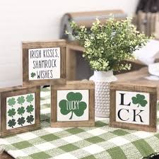 Patrick's day decor could be so chic? St Patrick S Day Baby Signs Rustic Roots