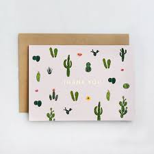 Explore the personalized cards, invitations, and more quality stationery at crane. Cacti Thank You Card Paper Source