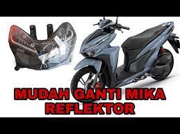 Cara Ganti Mika Lampu Depan Vario 125 150 Youtube Sepeda Motor Lampu Video