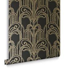 Black And Gold Art Deco Curtains Art Deco Black And Gold Wallpaper Large Art Deco Wallpaper Gold Wallpaper Art Deco