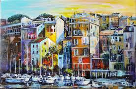Vieux Port De Bastia 41x27 Acrylique Animali Belli Animali