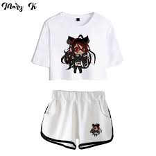 16 outfit ideas for school. Summer T Shirt Suits Gacha Life Womens Two Piece Set Shorts T Shirt Harajuku Streetwear Girl Sets Gacha Life Girls Sweatshirt T Shirts Aliexpress