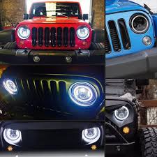 7 inch round led offroad lights. 75w Round 7 Inch Led Headlight For Jeep Wrangler Off Road Work Light Buy Online In South Africa Takealot Com