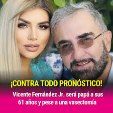 La dinastía Fernández crece. 🥰  https://www.univision.com/famosos/vicente-fernandez-jr-sera-papa-a-sus-61-a-pesar-de-la-vasectomia-es-un-milagro-video?utm_campaign=ImageFamosos&utm_medium=social&utm_source=facebook&utm_content=sprout