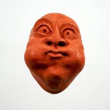 Burst Wall Hanging Face Cement Art Sculpture Hanging Wall Decor