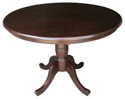 Maybe you would like to learn more about one of these? Round 36 Solid Wood Dining Table With Pedestal Base Traditional Dining Tables By Hilton Furnitures Houzz