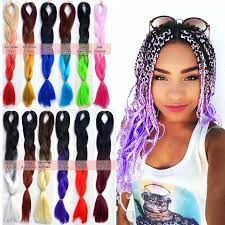 1set 24inch 60cm 1pcs Set Color Gradient Dyed Kanekalon Jumbo Box Braiding Synthetic Hair Omb Jumbo Braiding Hair Kanekalon Jumbo Braid Clip In Hair Extensions