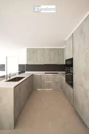 Free texture downloads matching grey are displayed. Concrete Light Grey Textured Modern Kitchen Apartment Concrete Kitchen Modern Kitchen Cabinets