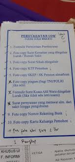 Contoh Pengisian Surat Keterangan Kuasa Ahli Waris Taspen