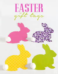 Just print out the free printable template, create your adorable bunny craft, and use to hold treats or as an easter decoration. Free Printable Bunny Gift Tag In My Own Style