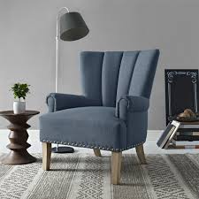Better homes and gardens rolled arm accent chair, multiple colors (gray) 2.6 out of 5 stars. Better Homes Gardens Richmond Accent Chair Blue Walmart Com Walmart Com