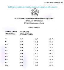 Soal Bahasa Arab Dan Jawabannya Kelas 11 Bangsoal Bahasa Arab Tanggal