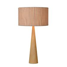 Très originale, la lampe à poser déco fjord est une lampe en bois flotté sculpté. Lampe A Poser Conos A Pied En Bois Clair Luminaire Fr