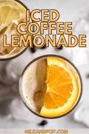 Coffee Lemonade Sweet And Refreshing Milk And Pop Recipe Cold Brew Recipe Lemonade Recipes Ice Coffee Recipe
