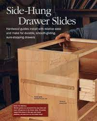 2841 Diy Wooden Drawer Slides Drawer Construction Wooden Drawers Wood Drawer Slides Wooden Diy