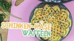 Mit herzhaften kartoffelnwaffeln trifft sie aber nicht nur deren geschmack. Schinken Kase Waffeln Youtube