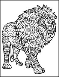 Disegni difficilissimi da colorare e stampare. Leoni Da Colorare 68 Disegni Da Stampare Per Bambini E Adulti A Tutto Donna