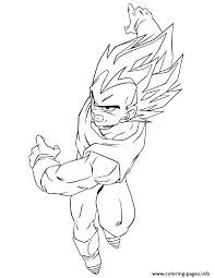 Free printable dragon ball z coloring pages for kids. Dragon Ball Z Vegeta For Boys Coloring Page Coloring Pages Printable