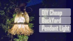 Shop the top 25 most popular 1 at the best prices! Diy Lampshade How To Make A Pendant Light With Naturel Materials Cheap Backyard Lighting Ideas Youtube