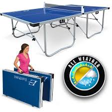 Eastpoint Sports Outdoor Fold N Store Table Tennis Table Blue Table Tennis Eastpoint Table