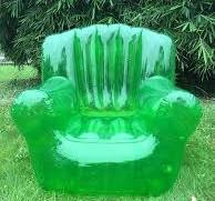 Inflatable Sofa, PVC Material, Standard, Inflatable Sofa, One Size, Green