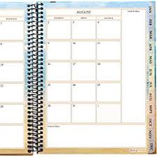Amazon Com Planner 2018 2019 Academic Year Calendar 8 5 X 11 Hardcover 15 Months Dated April 2018 To June 201 Spiral Planners Planning Printables Planner