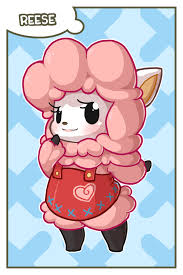 Acnl Reese Card By Morningpanda On Deviantart Animal Crossing Fan Art Animal Crossing Animals