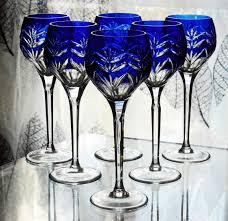 Ancien 6 Verres A Vin En Cristal St Louis Crystal Glassware Glass Jewelry Box Swarovski Crystal Figurines