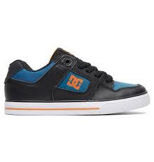Buy Dc Shoes Pure Black Orange Blue Kids Shoes At Europe S Sickest Skateboard Store Shoes Size Men Us 2 5 Kids Dc Shoes Usa Dc Shoes Shoes