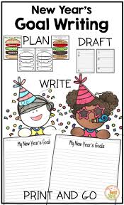 New Years Goals Writing Craft Posters Planners And Toppers Writing Crafts New Year Goals Elementary School Resources