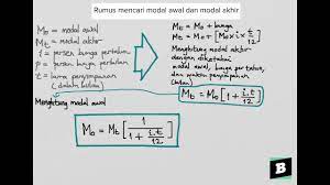 Cek nik secara online bisa kamu lakukan lewat situs resmi dukcapil di daerah. Rumus Mencari Modal Awal Dan Modal Akhir Youtube