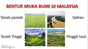 Bentuk muka bumi di malaysia terdiri daripada tanah tinggi, tanah pamah, pinggir laut dan saliran. Geografi Tingkatan 1 Bab 6 Bentuk Muka Bumi Youtube