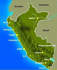 Peru Map Major Cities Peru Map Peru Travel Peru