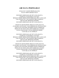 We did not find results for: Lirik Lagu Perpisahan