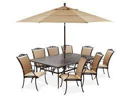 Bellagio Sling 9 Pc Dining Set Fortunoff Backyard Store Aluminium Outdoor Furniture Aluminum Patio Furniture Backyard