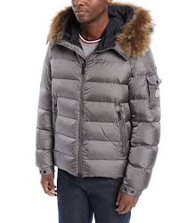 Moncler Men S Marque Fur Trim Puffer Jacket Mens Fashion Winter Coats Puffer Jacket Outfit Moncler