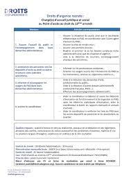 Droits D Urgence Recrute Un Ou Une Charge E D Accueil Juridique Et Social Pour Son Point D Acces Au Droit Pad Du 13eme Arrondissement Droits D Urgence