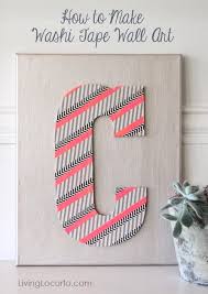 Does washi tape damage walls? Washi Tape Wall Art Diy Home Decor Craft Living Locurto