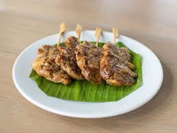 Small pieces of marinated pork collar are threaded on to wooden skewers and then grilled so that they get a nice char, but remain juicy and moist. Recipe Thai Moo Ping Skewers With Wild Boar Shoulder
