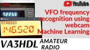 VFO Frequency recognition using webcam Machine Learning - YouTube