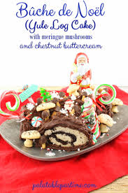 Puréed roasted chestnuts and a touch of buttery rum go into flavoring the delicate sponge cake layers and some of the rich chocolate frosting. Buche De Noel Yule Log Cake Palatable Pastime Palatable Pastime