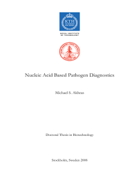 Maybe you would like to learn more about one of these? Nucleic Acid Based Pathogen Diagnostics Michael S Akhras Doctoral Thesis In Biotechnology Manualzz